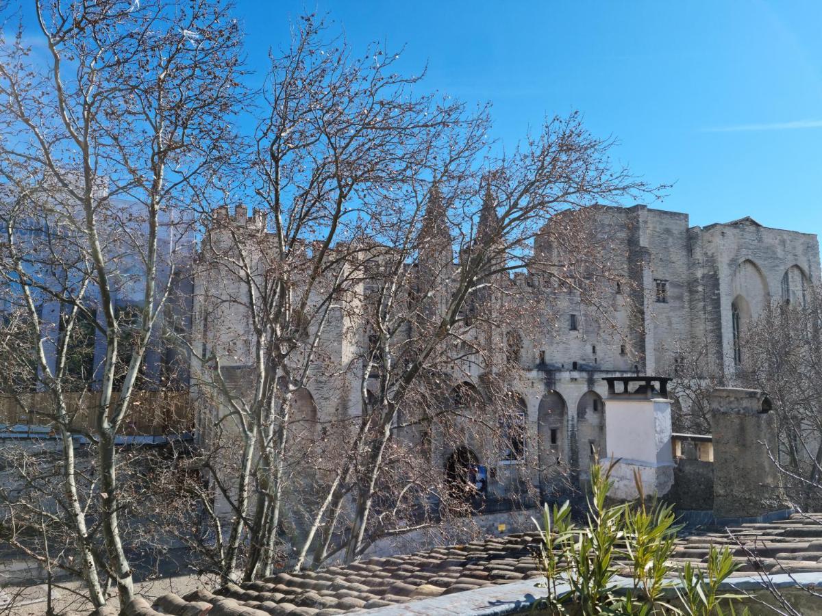 Ferienwohnung Un Nid Sur Les Toits Face Au Palais Des Papes Avignon Exterior foto