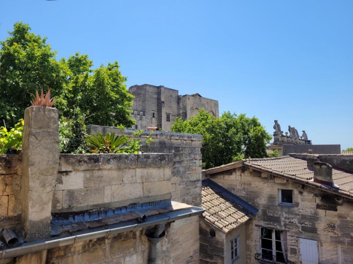 Ferienwohnung Un Nid Sur Les Toits Face Au Palais Des Papes Avignon Exterior foto